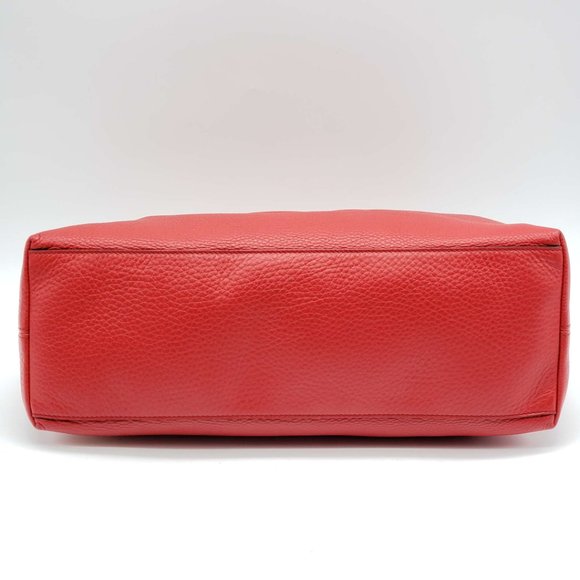 100% Authentic Gucci Soho Medium Red Shoulder Bag - Picture 7 of 16